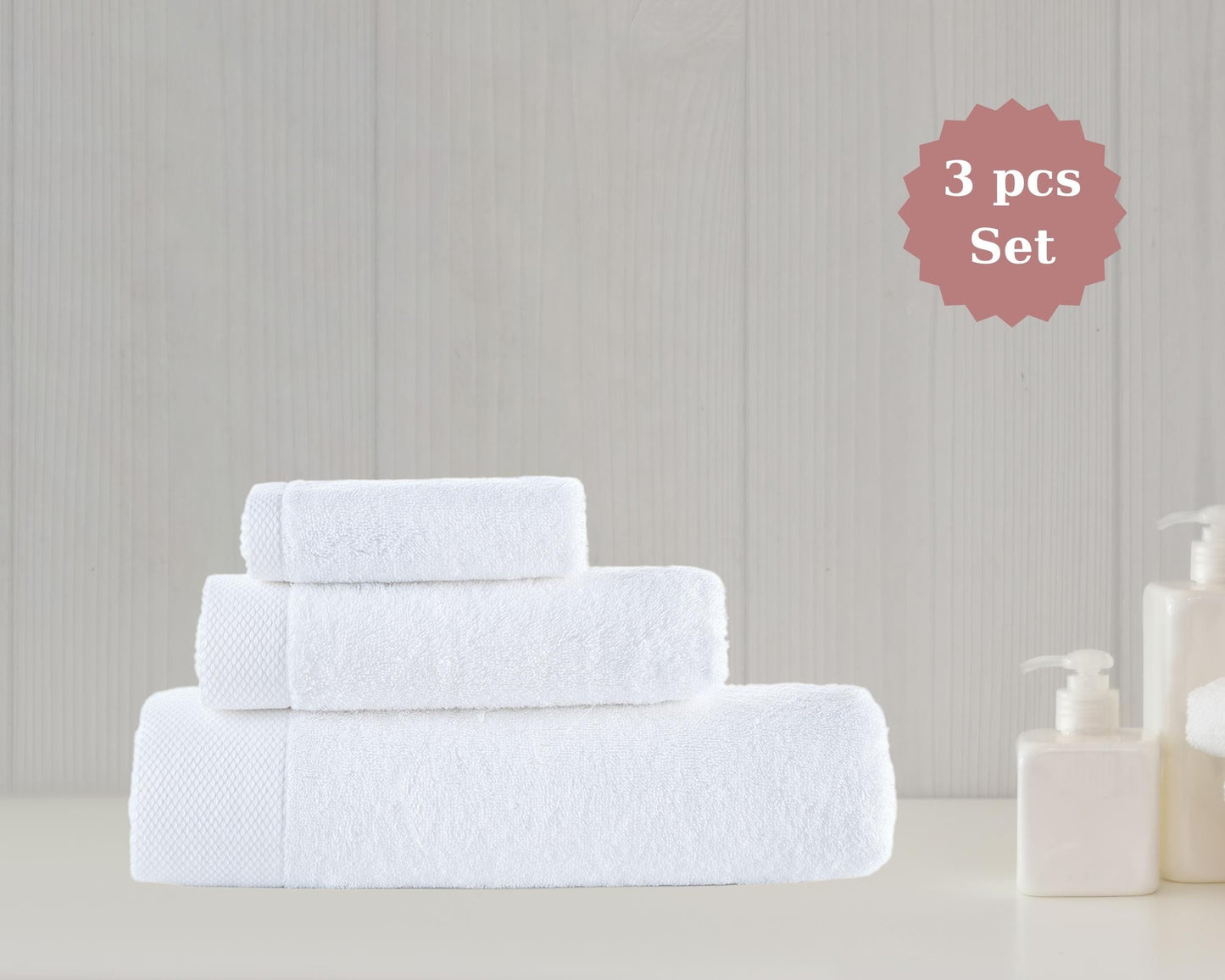 Personalized Bath Towel Set, Custom Turkish Bath Towels, Name Embroidery Towel - Bath-Hand-Wash  towel