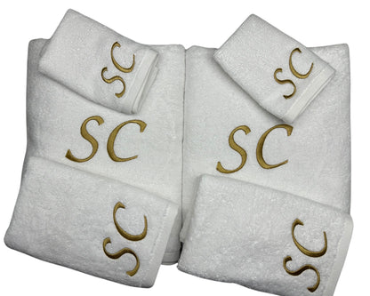 Custom Monogram Turkish Cotton Towel