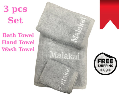 Custom Monogram Turkish Cotton Towel