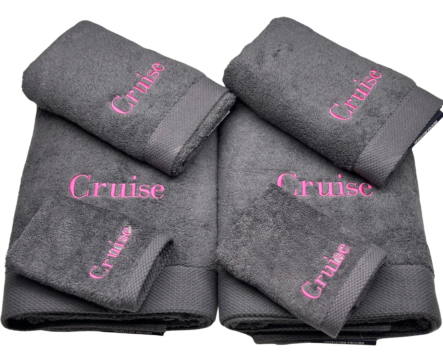 Custom Monogram Turkish Cotton Towel