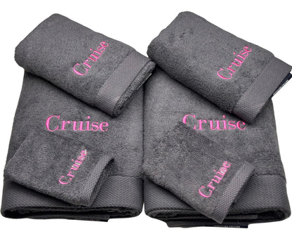 Custom Monogram Turkish Cotton Towel