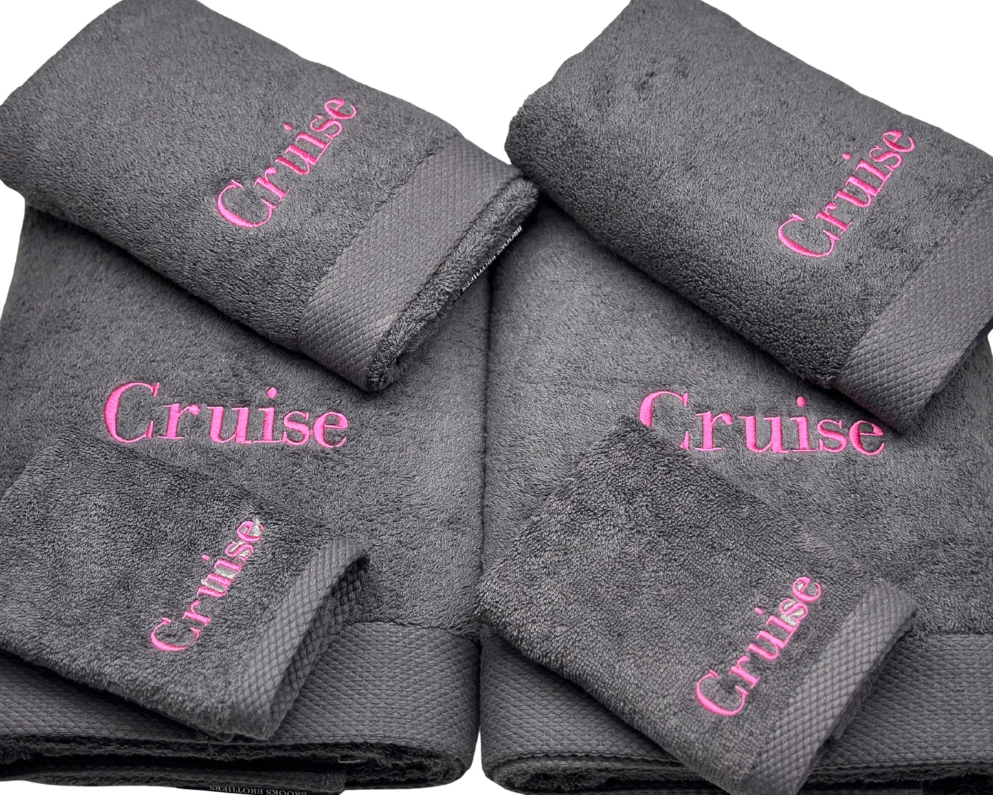 Custom Monogram Turkish Cotton Towel