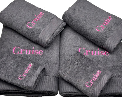Custom Monogram Turkish Cotton Towel