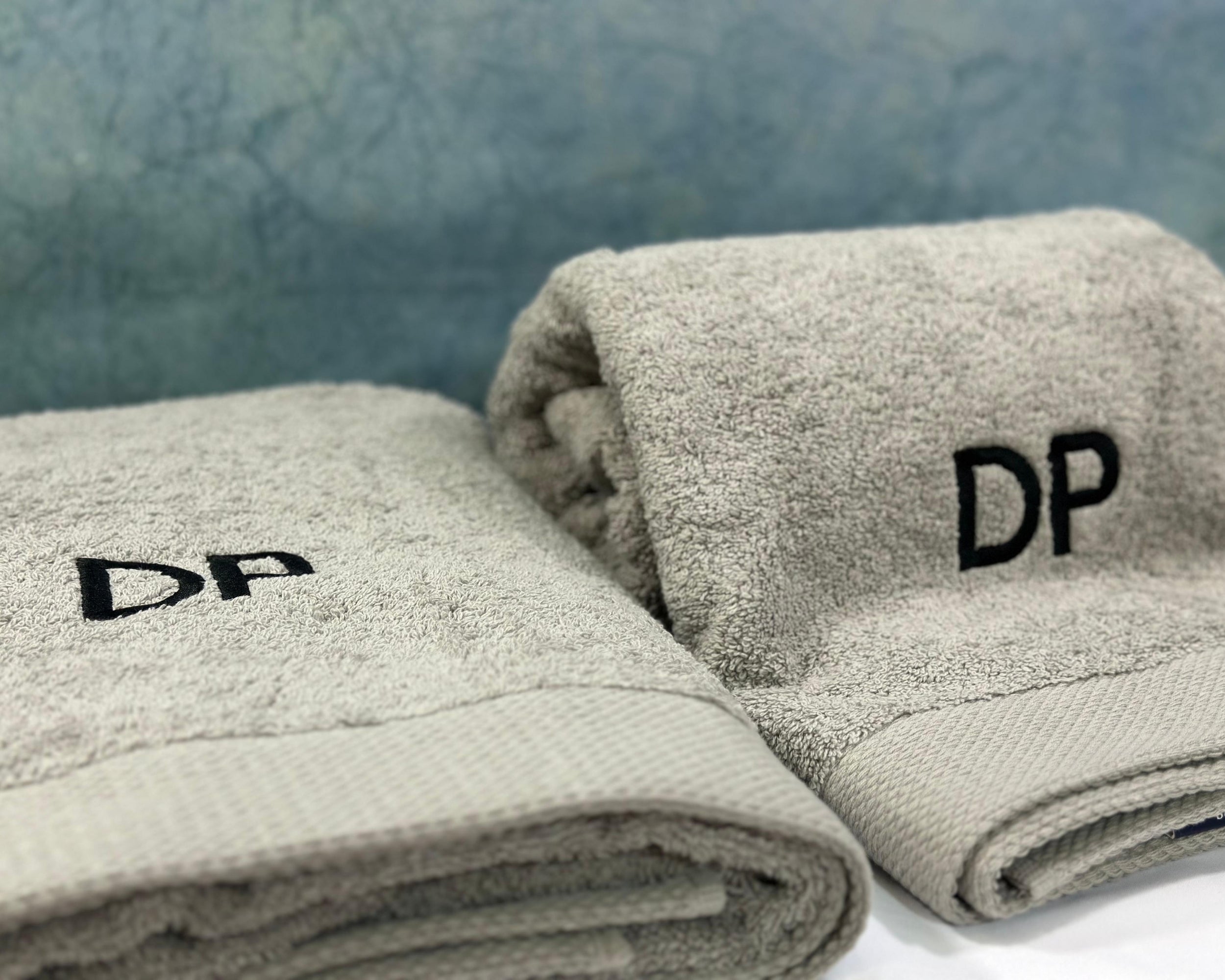 Custom Turkish Cotton Towel – Personalized Monogram, Name or Logo | Luxury Embroidered Gift