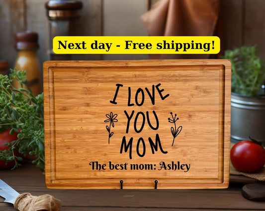 Unique Mothers Day Gift, Personalized Cutting Board, Moms Day Gift, Custom Mothers Day, Personalized Mothers Day Gift For Mom Grandma Gift