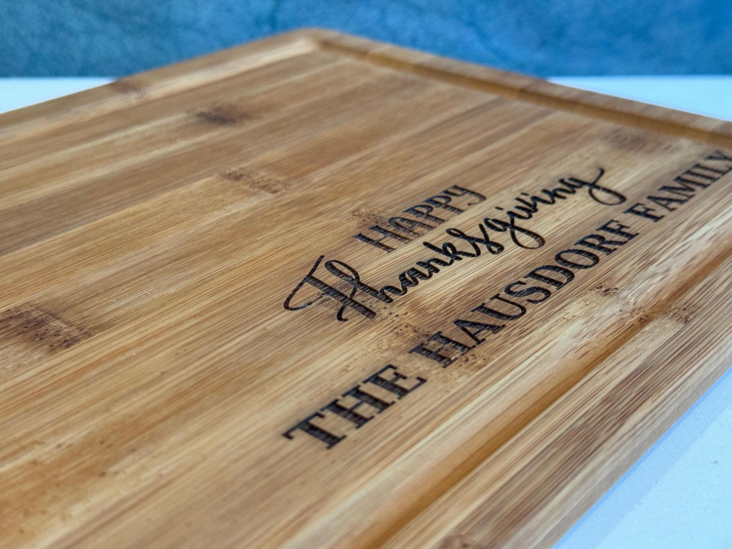 Hostess Gift - Turkey Platter - Personalized Thanksgiving Board - Custom Charcuterie Board - Friendsgiving decor,