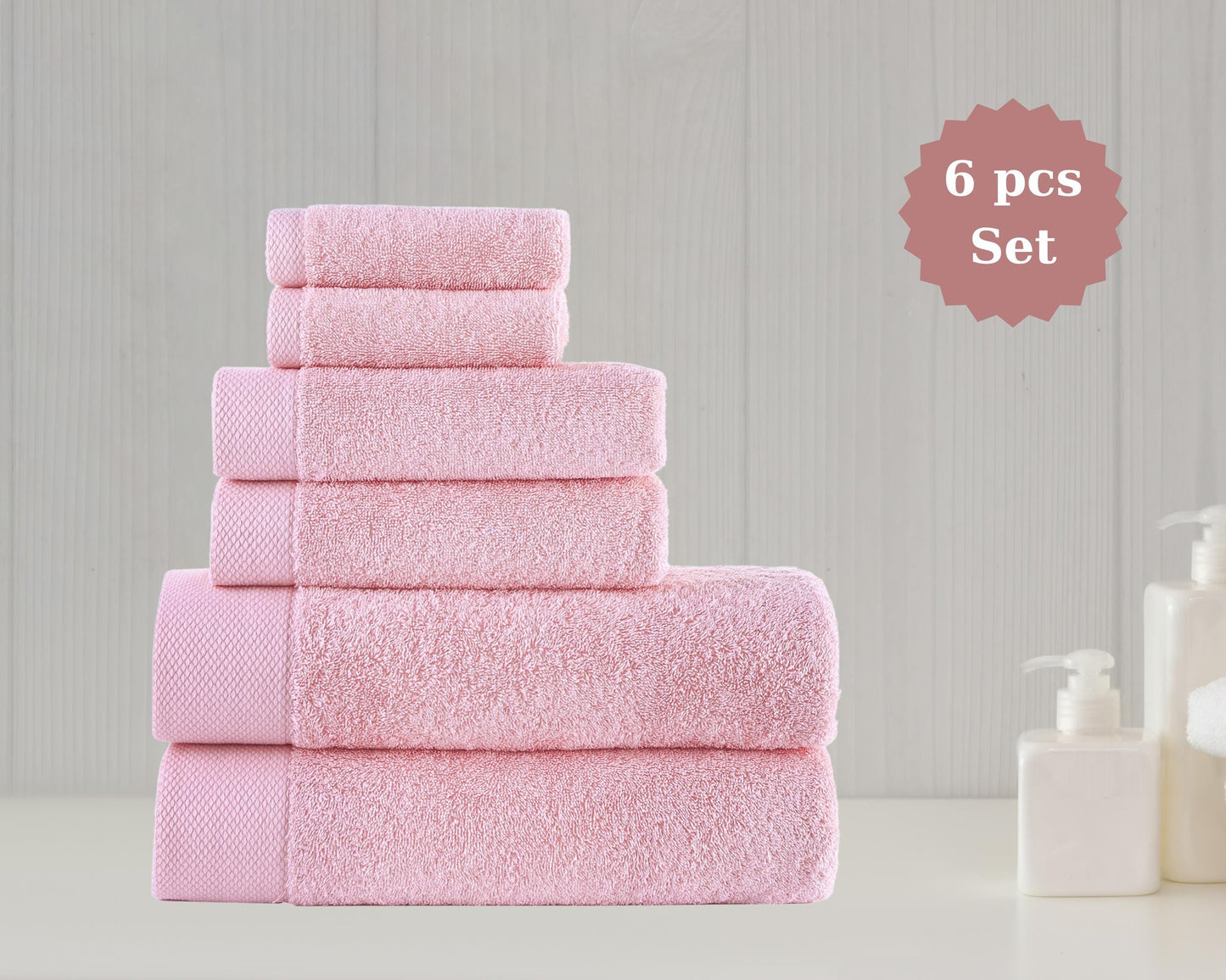 Personalized Bath Towel Set, Custom Turkish Bath Towels, Name Embroidery Towel - Bath-Hand-Wash  towel