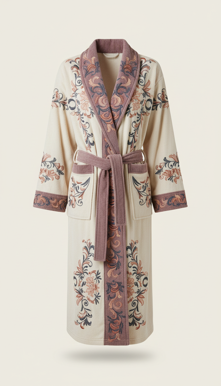Turkish cotton bathrobe