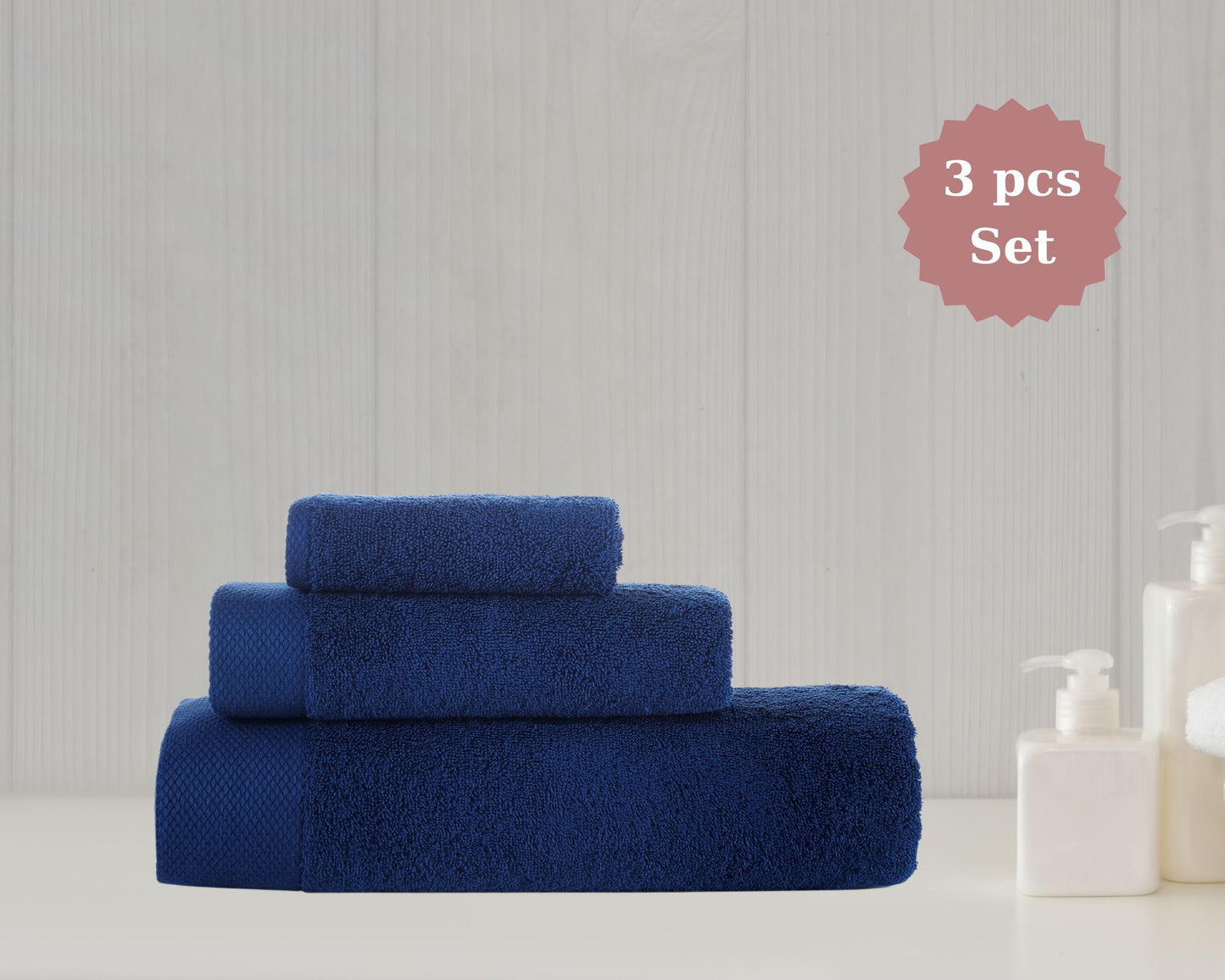 Embroidered Hand Towels, Personalized Bath Towel Set, Custom Turkish Bath Towels, Monogrammed Towel Sets - Monogram Towel with Initial