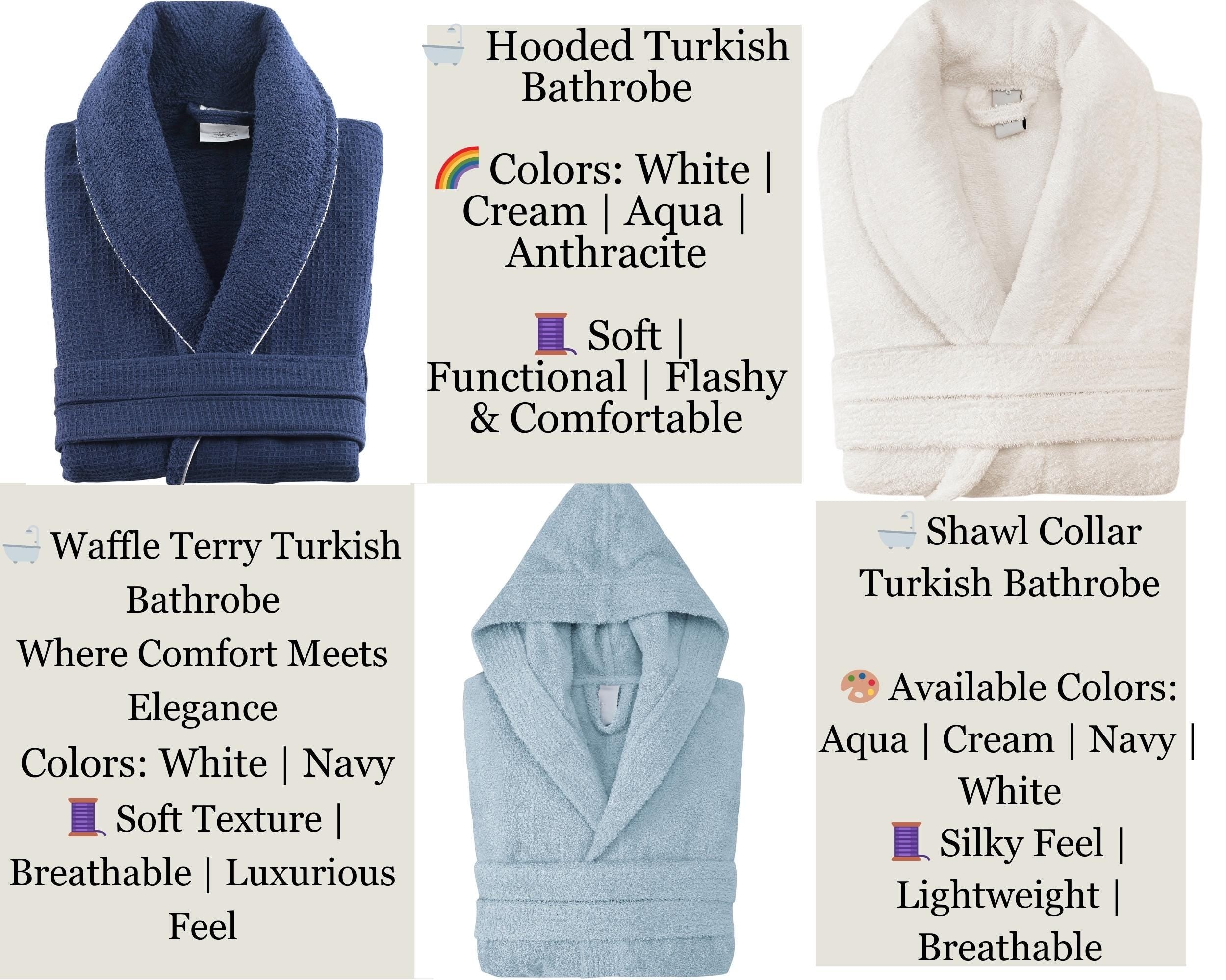 Embroidered Bathrobe, Custom Fathers Day Gift, Personalized Bathrobe, Unique Fathers Day, Monogrammed Bathrobe, Turkish Cotton Robe Dad