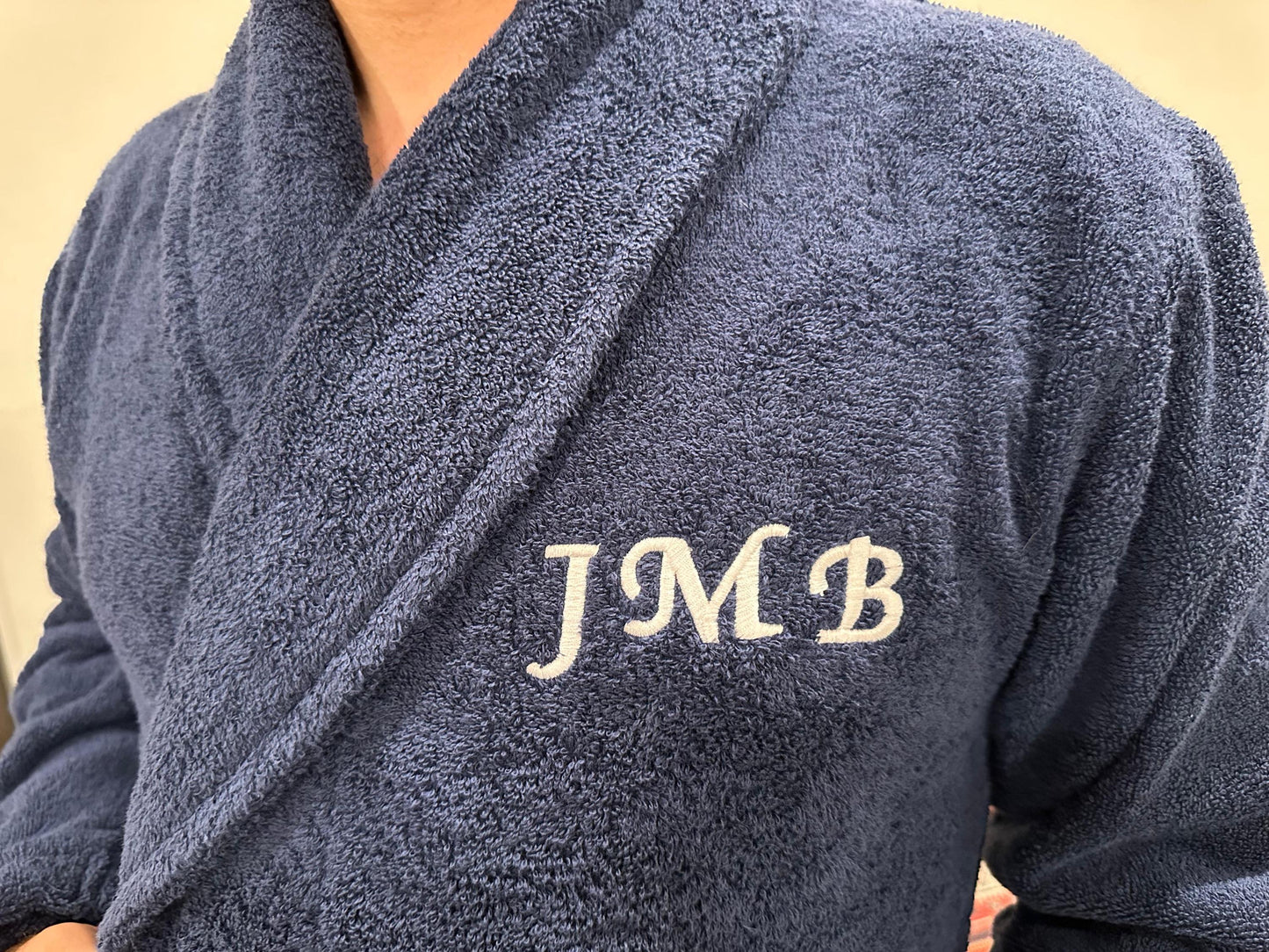 Embroidered Bathrobe, Custom Fathers Day Gift, Personalized Bathrobe, Unique Fathers Day, Monogrammed Bathrobe, Turkish Cotton Robe Dad