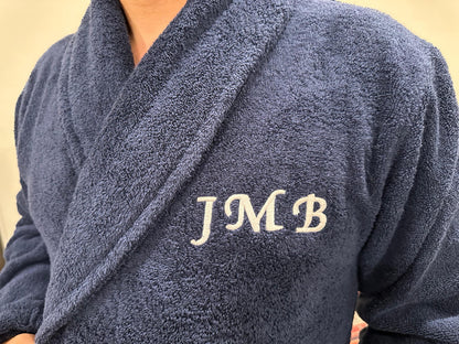Embroidered Bathrobe,  Personalized Bathrobe
