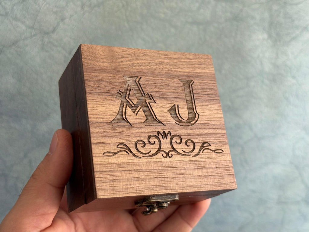 Personalized Watch Box for Men: Engraved Wooden Watch Organizer