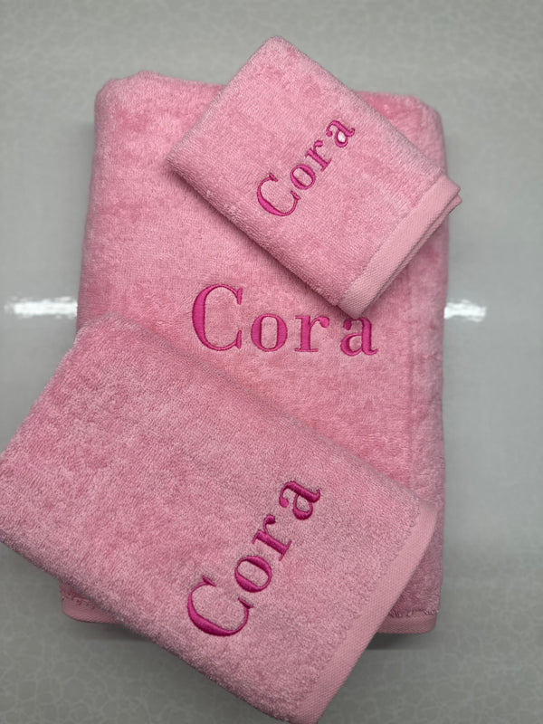 Custom Monogram Turkish Cotton Towel