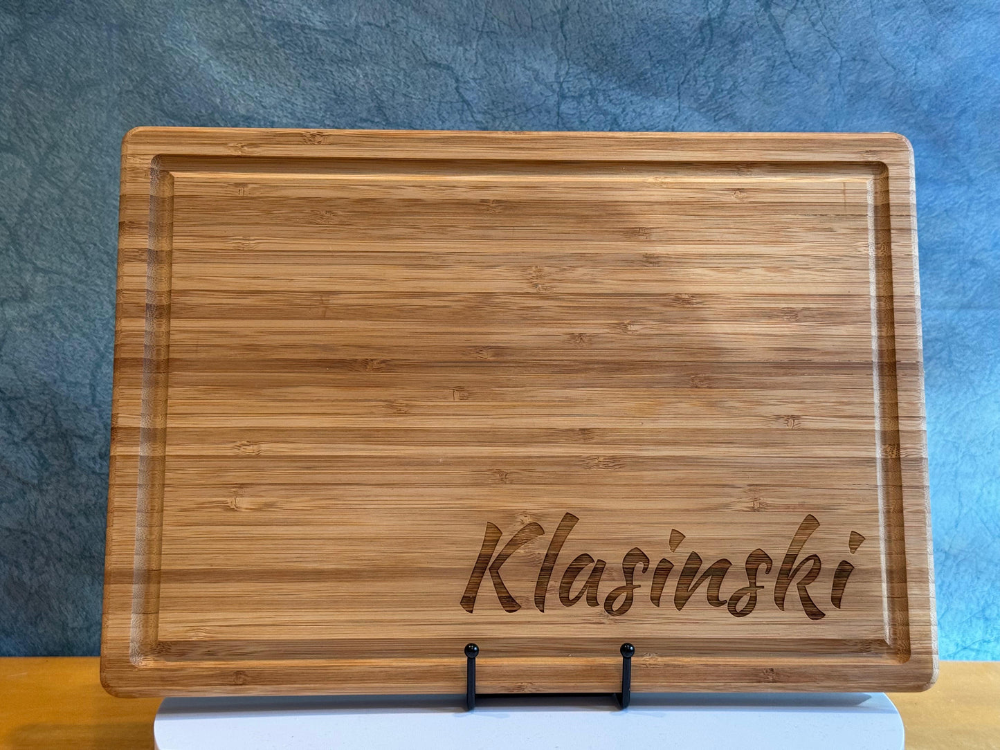 Bamboo Wooden Cutting Board - Personalized Laser Engraving Cutting Board for Wedding Gift, Mothers Day, Kitchen Board Customized Gift