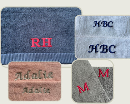 Embroidered Bathrobe,  Personalized Bathrobe
