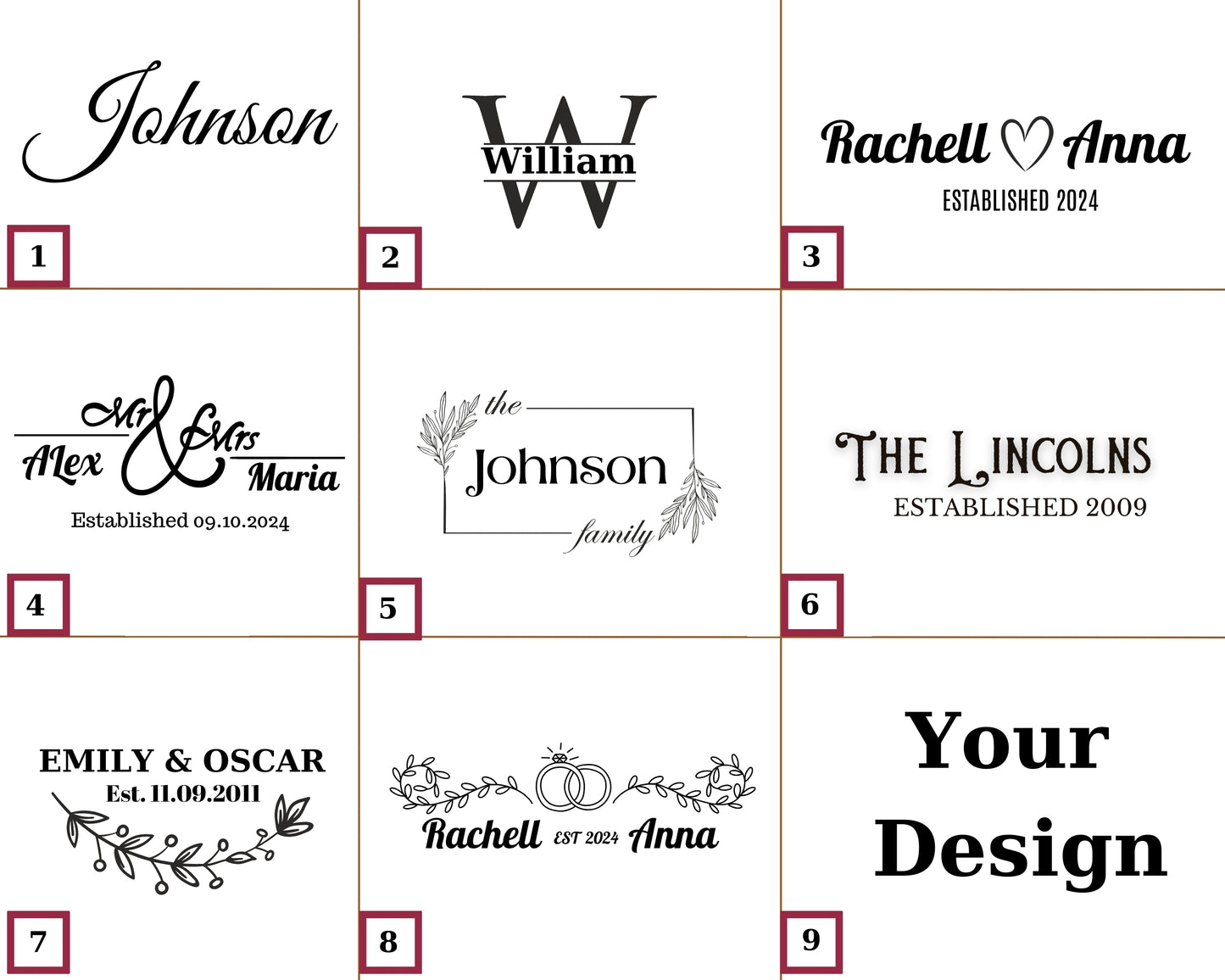 Personalized Cutting Board