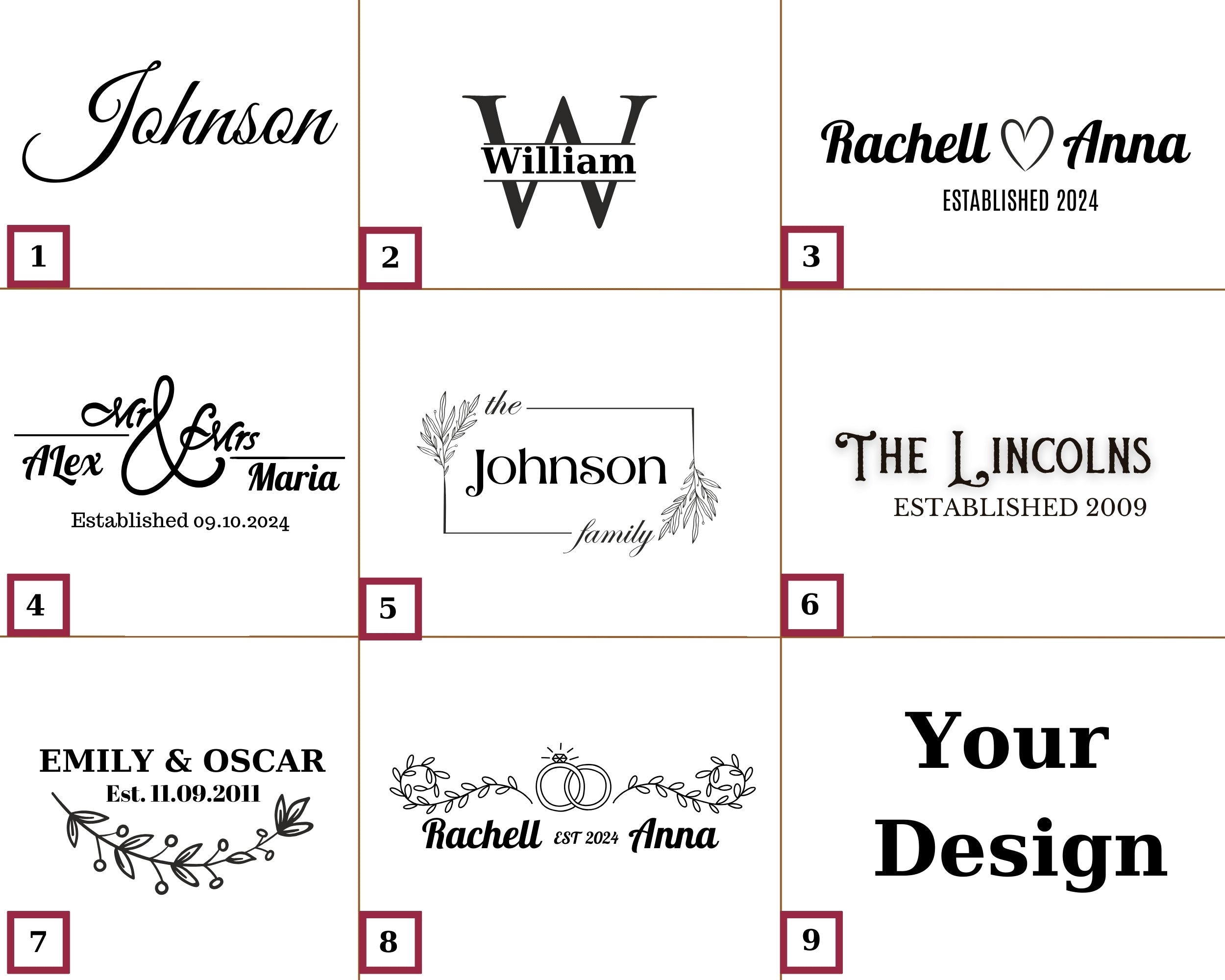 Personalized Cutting Board