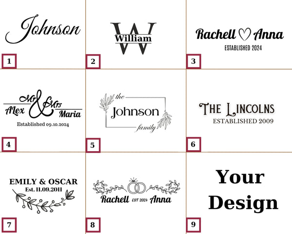 Personalized Cutting Board - alternate view