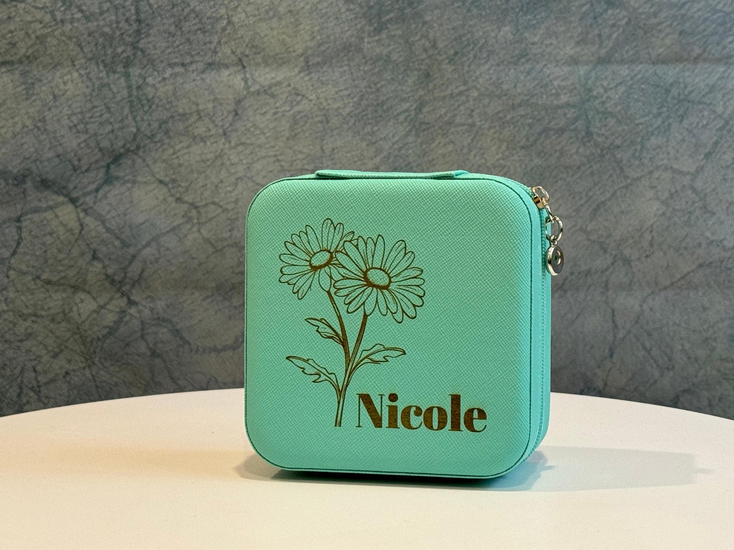 Custom Jewelry Box Personalized Mothers Day Gift Engraved Mother Gift Travel Jewelry Box Jewelry Organizer Gift for Her Unique Gift Mom