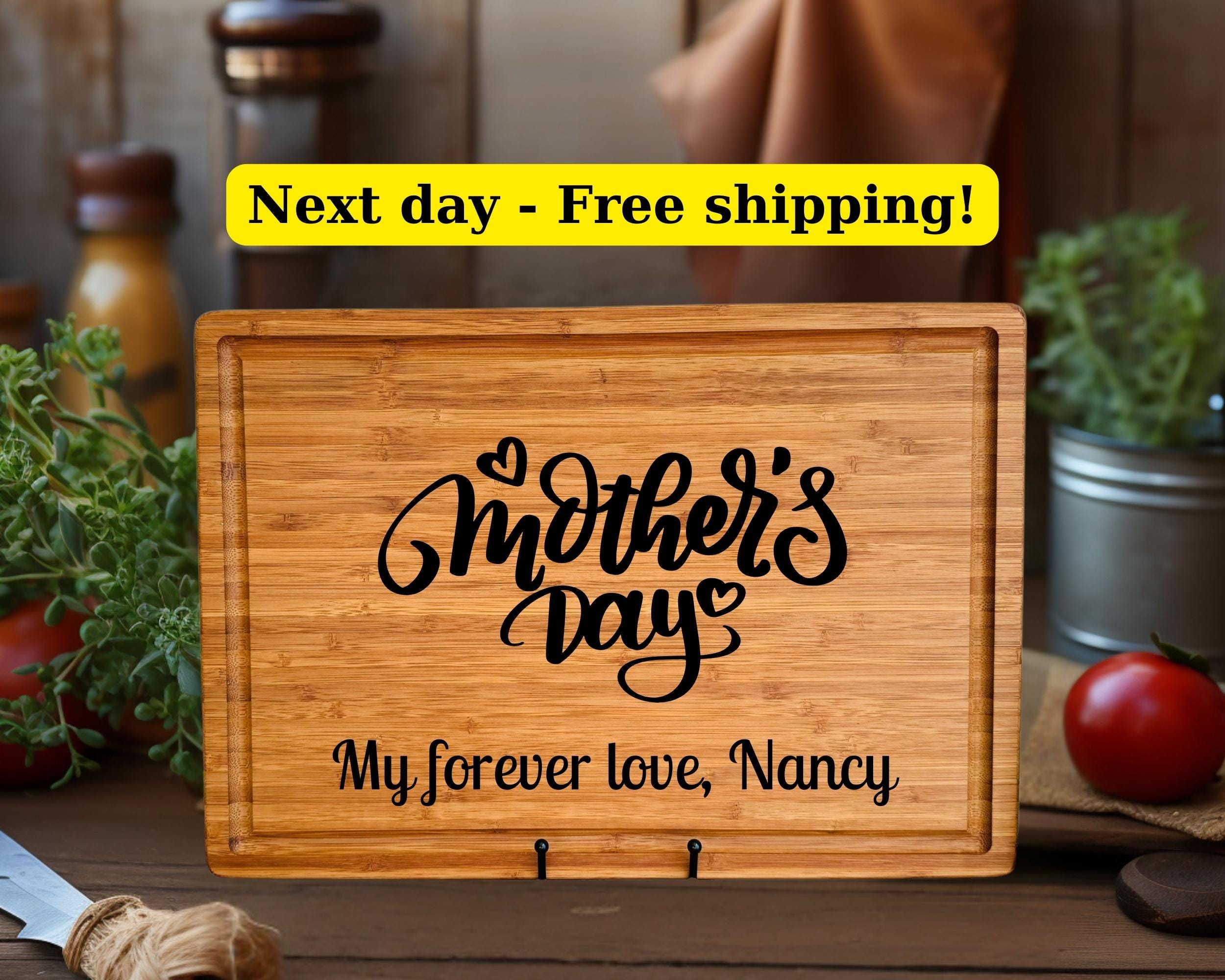 Personalized Cutting Board, Unique Mothers Day Gift, Moms Day Gift, Custom Mothers Day Personalized Mothers Day, Gift For Mom Grandma Gift