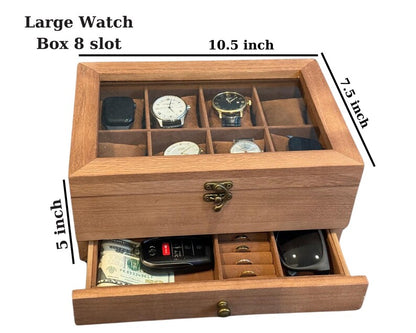 Personalized Engraved Wooden Watch Box