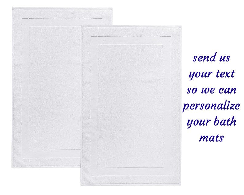 Embroidered Bath Matt