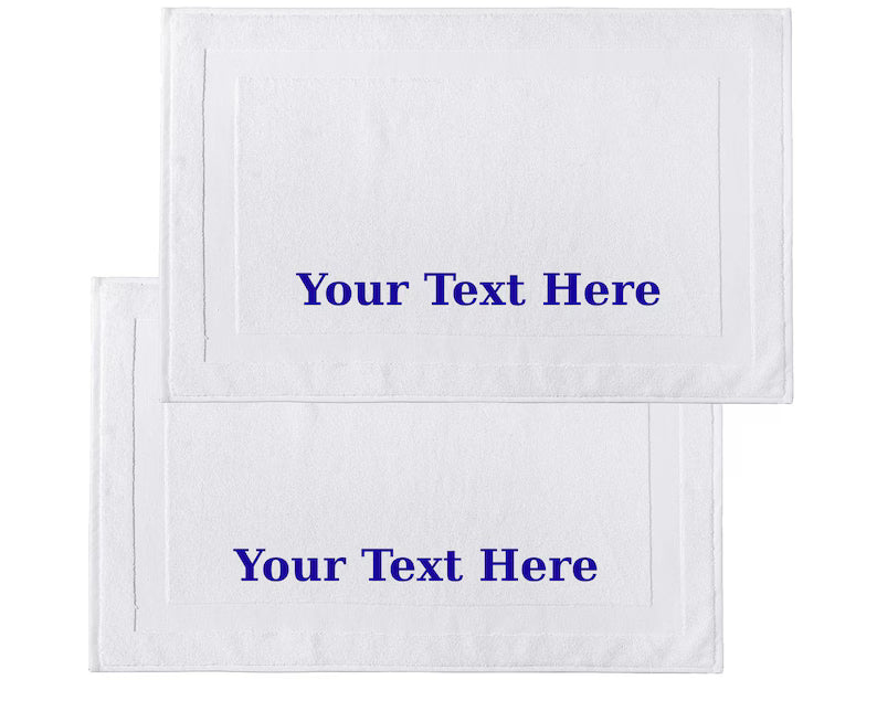 Embroidered Bath Matt