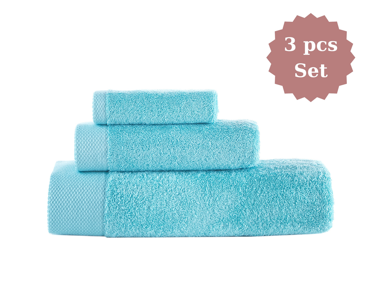 Personalized Bath Towel Set, Custom Turkish Bath Towels, Name Embroidery Towel - Bath-Hand-Wash  towel